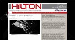 Desktop Screenshot of hiltonelectronics.com