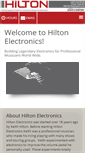 Mobile Screenshot of hiltonelectronics.com