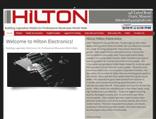 Tablet Screenshot of hiltonelectronics.com